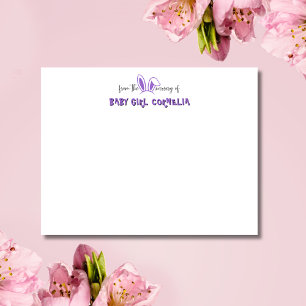 Amethyst Konijnenoren Nursery Briefkaart