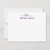 Amethyst Konijnenoren Nursery Briefkaart (Voorkant)