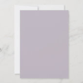 Amethyst Koperen Bloem Huwelijk Kaart (Achterkant)