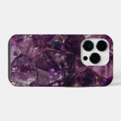 Amethyst Kristal Energie iPhone Hoesje iPhone 14 Plus Hoesje (Achterkant horizontaal)