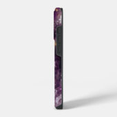 Amethyst Kristal Energie iPhone Hoesje iPhone 14 Plus Hoesje (Linkerkant)