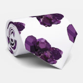 Amethyst Kristal Steen Tie Stropdas (Opgerold)
