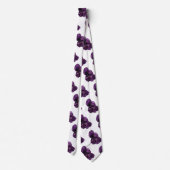 Amethyst Kristal Steen Tie Stropdas (Achterkant)