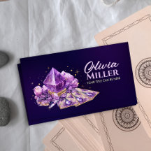 Amethyst Kristallen en Tarot / Oracle kaarten