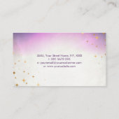 Amethyst Kristallen en Tarot / Oracle kaarten Visitekaartje (Achterkant)