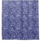 Amethyst Kwarts Kristal Patroon Douchegordijn (Voorkant)