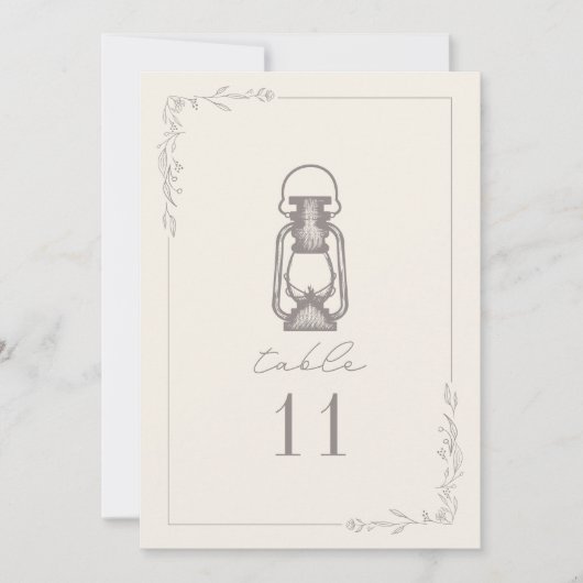  Amethyst Lantaarns Tabelnummer Kaart (Voorkant)