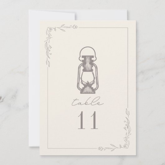  Amethyst Lantaarns Tabelnummer Kaart (Achterkant)