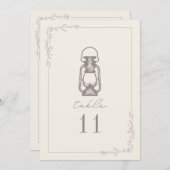  Amethyst Lantaarns Tabelnummer Kaart (Voorkant / Achterkant)