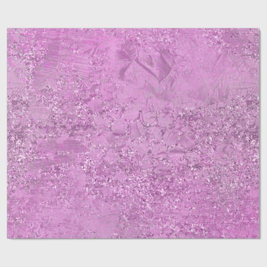 Amethyst Lavendel Paarse Glas Metallic Abstract Cadeaupapier (Vlak)