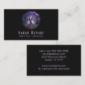 Amethyst-levensboom Visitekaartje (Voorkant / Achterkant)