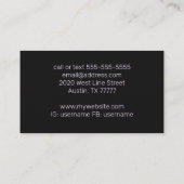 Amethyst-levensboom Visitekaartje (Achterkant)