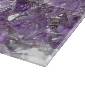 Amethyst Licht Paarse Stenen Snijplank (Hoek)