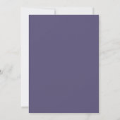 Amethyst Maagdenpalm Bloesem Bruiloft Kaart (Achterkant)