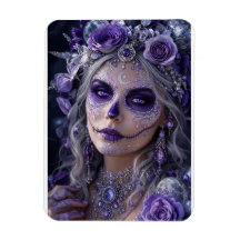 Amethyst Maan Calavera – Paarse Dag van de Doden