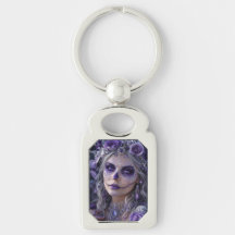 Amethyst Maan Calavera – Paarse Dag van de Doden