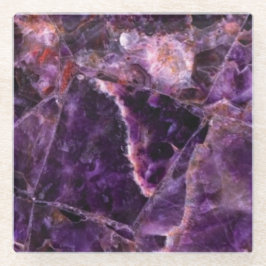 Amethyst Magic Marble Glass Onderzetter