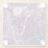 Amethyst Magic Marble Glass Onderzetter Glazen Onderzetter (Achterkant)