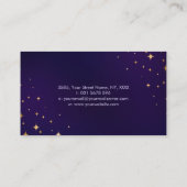 Amethyst Magic - Oracle Kaarten, Ball en kristalle Visitekaartje (Achterkant)