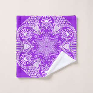 Amethyst Mandala Bad Handdoek