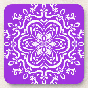 Amethyst Mandala Bier Onderzetter