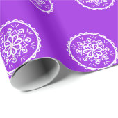 Amethyst Mandala Cadeaupapier (Rol Hoek)