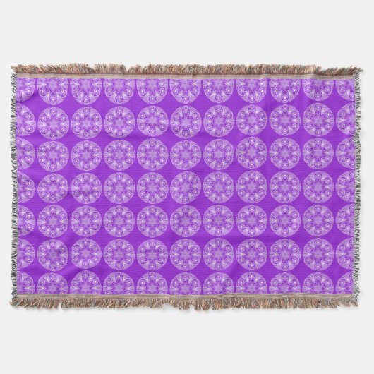 Amethyst Mandala Deken (Voorkant)
