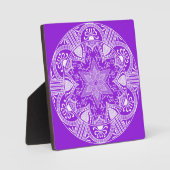 Amethyst Mandala Fotoplaat (Voorkant)