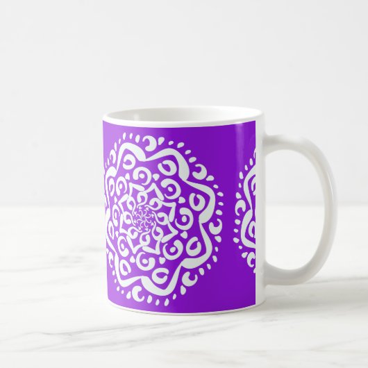 Amethyst Mandala Koffiemok (Rechts)