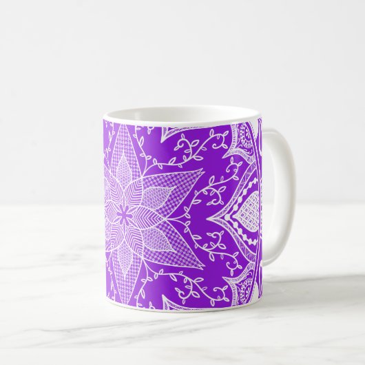 Amethyst Mandala Koffiemok (Voorkant rechts)
