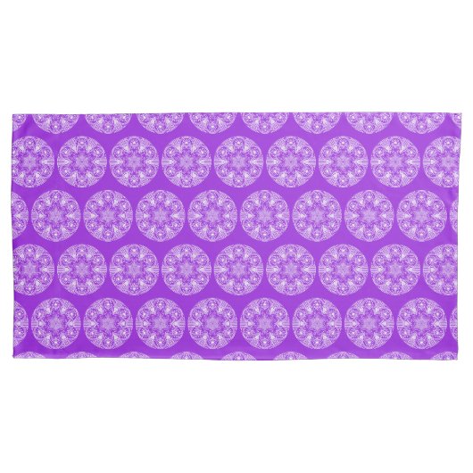 Amethyst Mandala Kussensloop (Voorkant-Links)