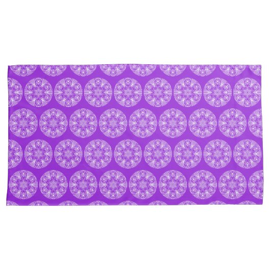 Amethyst Mandala Kussensloop (Voorkant-Rechts)