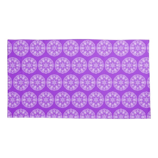 Amethyst Mandala Kussensloop (Achterkant-Links)