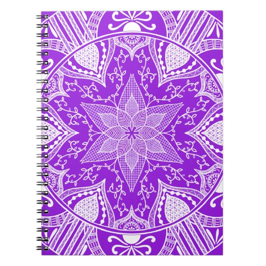 Amethyst Mandala Notitieboek (Voorkant)