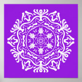 Amethyst Mandala Poster (Voorkant)