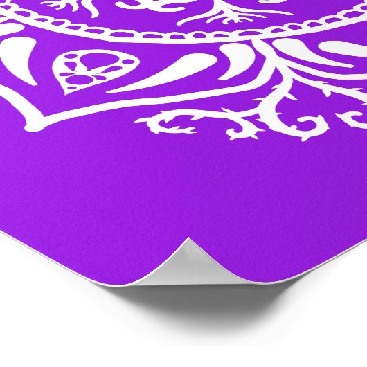 Amethyst Mandala Poster (Hoek)