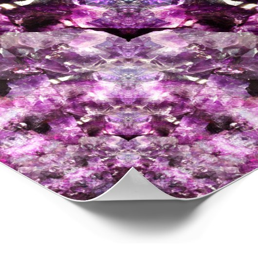 Amethyst Mandala Poster (Hoek)
