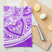 Amethyst Mandala Theedoek (Quarter Fold)