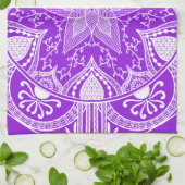 Amethyst Mandala Theedoek (Gevouwen)