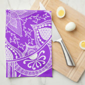 Amethyst Mandala Theedoek (Quarter Fold)