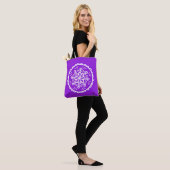 Amethyst Mandala Tote Bag (Op model)
