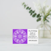 Amethyst Mandala Visitekaartje (Staand voorkant)
