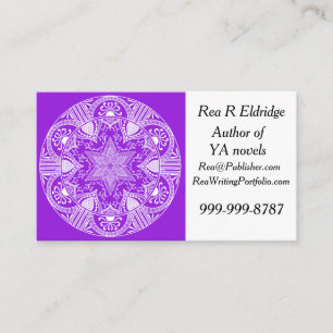 Amethyst Mandala Visitekaartje