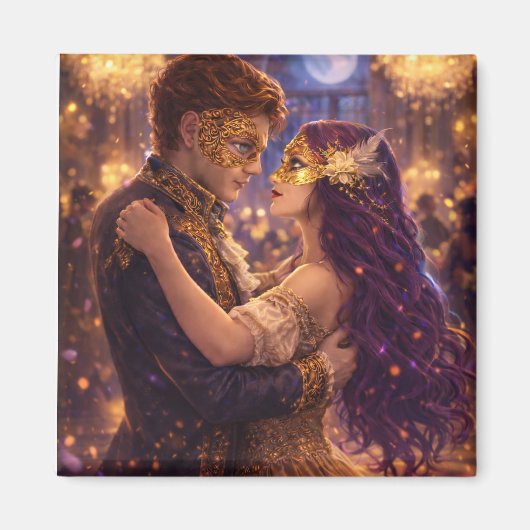 Amethyst Masquerade Koppel Magneet (Voorkant)