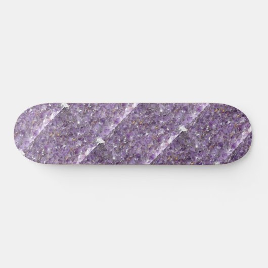 Amethyst met Gold Flecked Pattern Skateboard (Horizontaal)