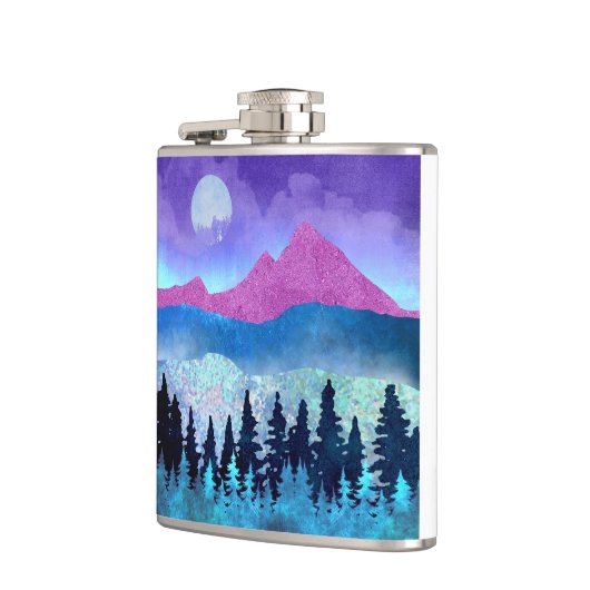 Amethyst Mist Mountains Heupfles (Links)