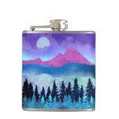 Amethyst Mist Mountains Heupfles (Voorkant)