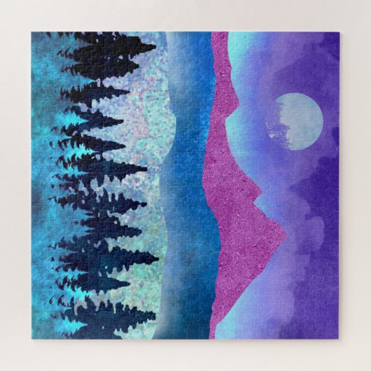 Amethyst Mist Mountains Legpuzzel (Horizontaal)