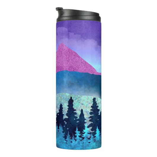 Amethyst Mist Mountains Thermosbeker (Geroteerd rechts)