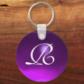 AMETHYST MONOGRAM, paars Sleutelhanger (Achterkant)